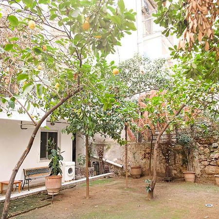 Quiet And Central Flat With Private Backyard Garden 雅典 外观 照片